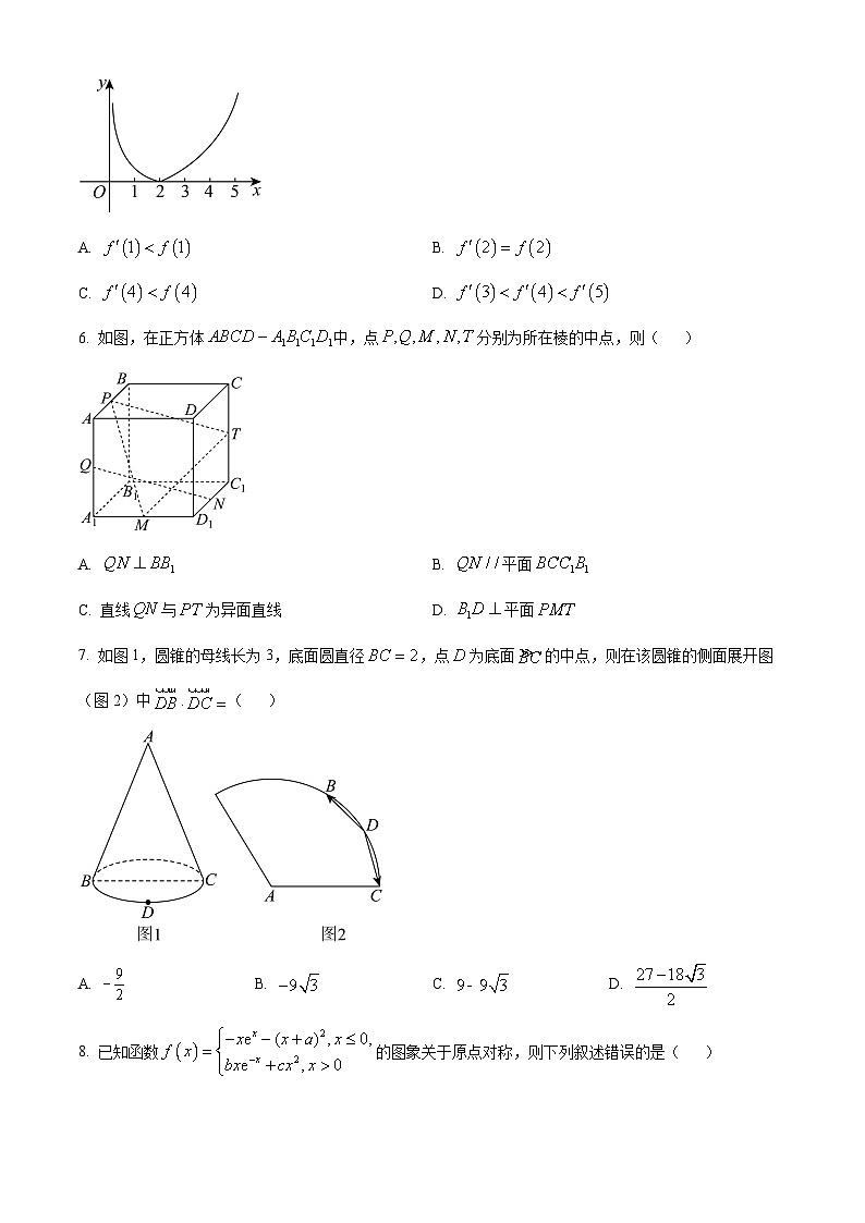 四川省达州市2024-2025学年高三上学期第一次诊断性测试数学试卷  Word版无答案第2页