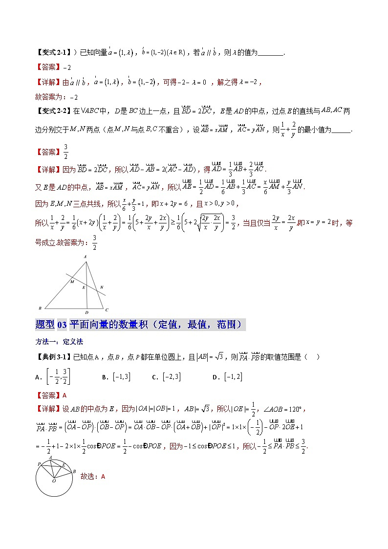 （预习）2025年高一数学寒假讲义+随堂检测 第11讲 平面向量及其应用 章节总结（教师版）第3页