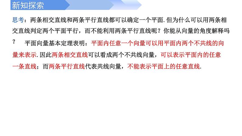 人教A版高中数学(必修第二册)同步教学课件8.5.3 平面与平面平行的判定定理（第1课时）第6页