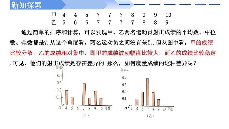 人教A版高中数学(必修第二册)同步教学课件9.2.4总体离散程度的估计（2课时）第3页