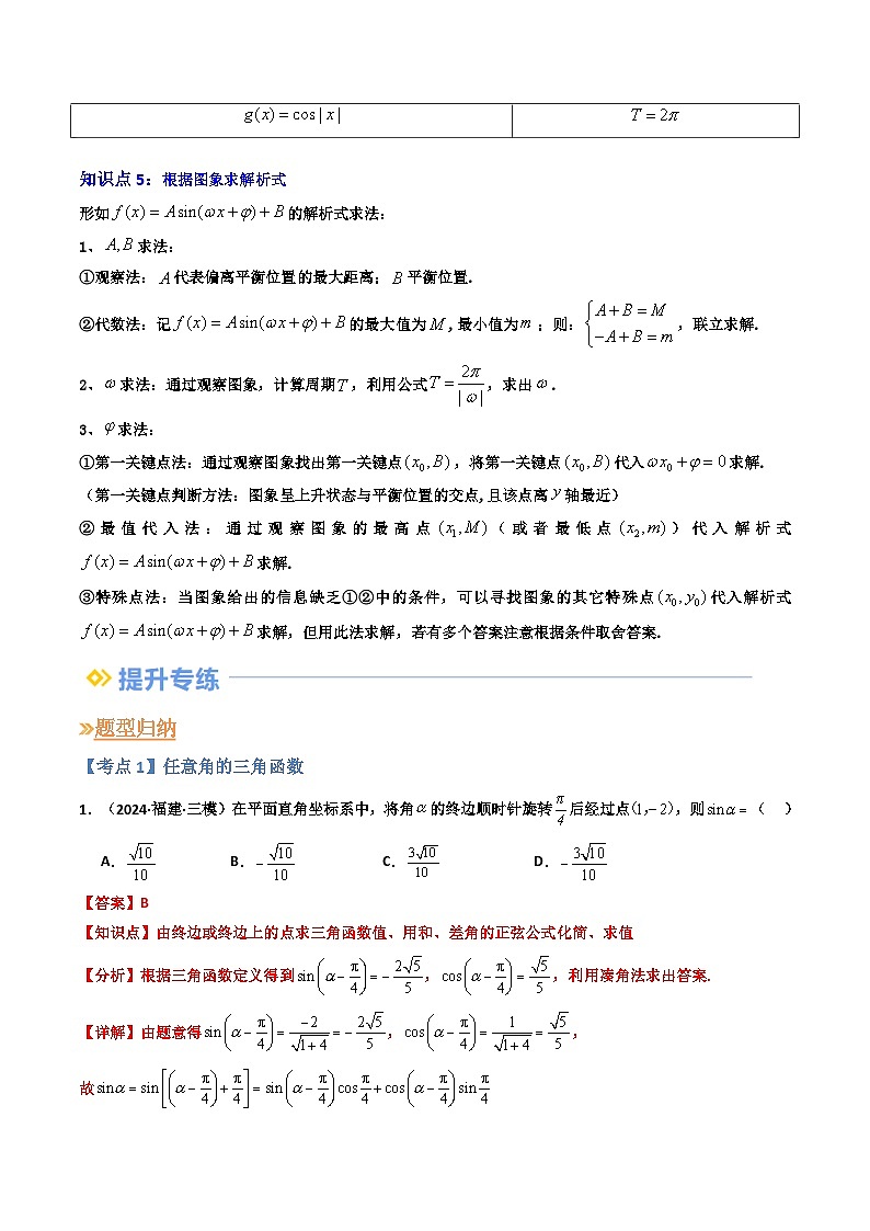 专题05 三角函数（共13大考点）（解析版）第3页