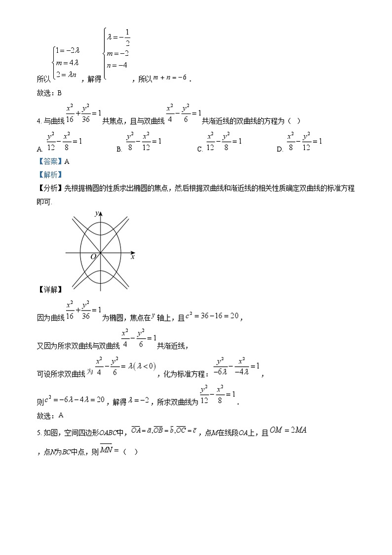 四川省成都市第七中学2024-2025学年高二上学期12月月考数学试卷（Word版附解析）第2页
