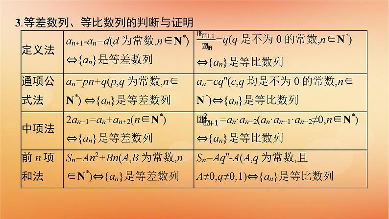 2025届高考数学二轮总复习专题3数列第1讲等差数列等比数列课件第6页