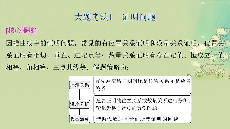 2025届高考数学二轮专题复习与测试专题3圆锥曲线中的定点定值与证明课件第3页