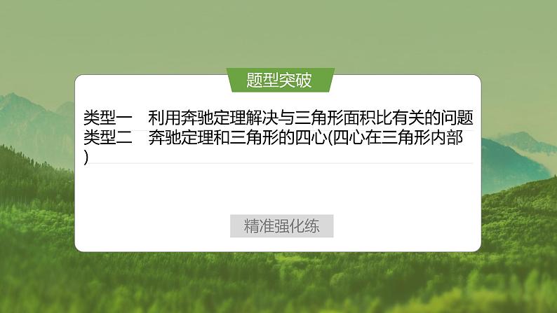 提优点6　奔驰定理与三角形四心第6页