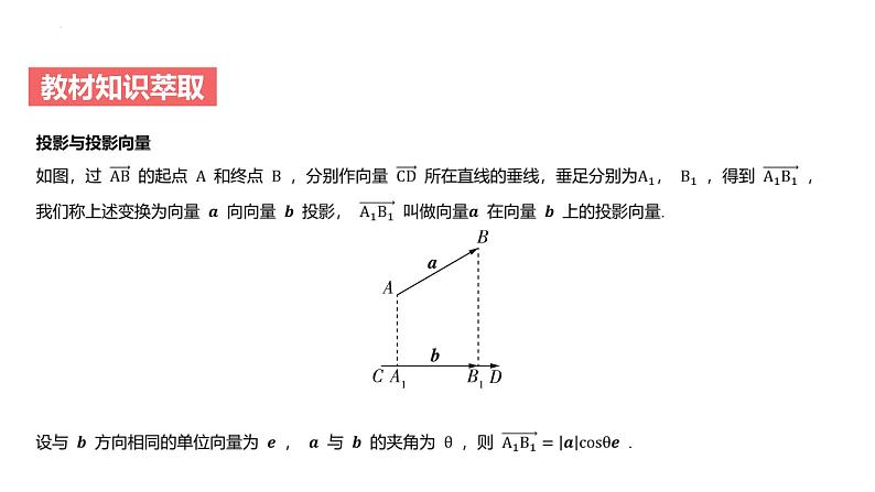 艺考生教学课件26平面向量的数量积及平面向量的应用-2024-2025学年高考数学艺体生一轮复习课件第4页