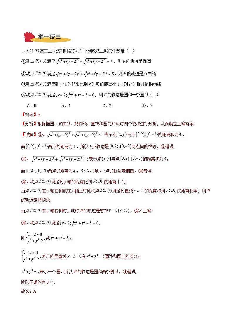 专题09 圆锥曲线（7大易错点 典例 避错 举一反三 通关）-备战2025年高考数学考试易错题（新高考通用）（解析版）第3页