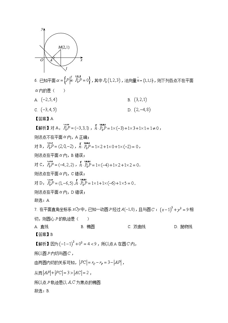 2023~2024学年江苏省苏州市高二上期末学业质量阳光指标调研数学试卷（解析版）第3页