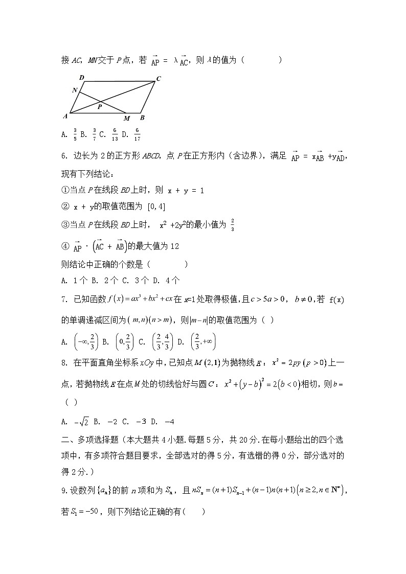 2025年普通高等学校招生全国统一考试适应性测试数学试卷01（含答案解析）第2页