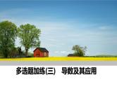 2025高考数学一轮复习-多选题加练（三）导数及其应用【课件】