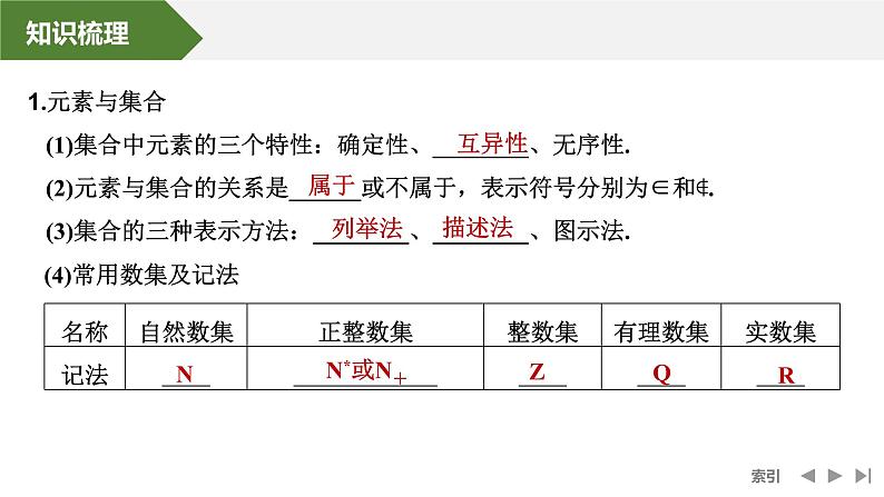 2025高考数学一轮复习-第1章-第1节 集合【课件】第5页