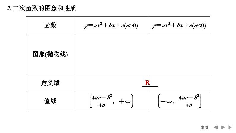 2025高考数学一轮复习-第2章-第6节 幂函数与二次函数【课件】第8页