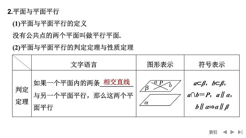 2025高考数学一轮复习-第7章-第4节 空间直线、平面的平行【课件】第6页