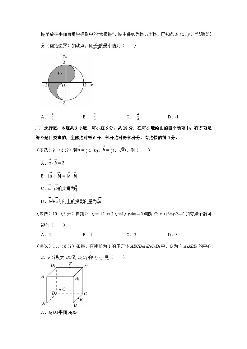 2024-2025学年云南省文山州富宁县高二上学期期末数学检测试卷（附解析）第2页