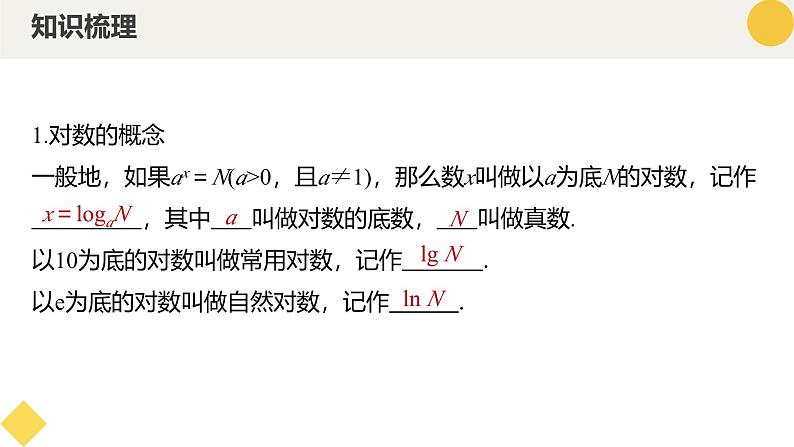 高中数学人教A版2019必修第一册同步课件4.3对数（九大题型）第6页