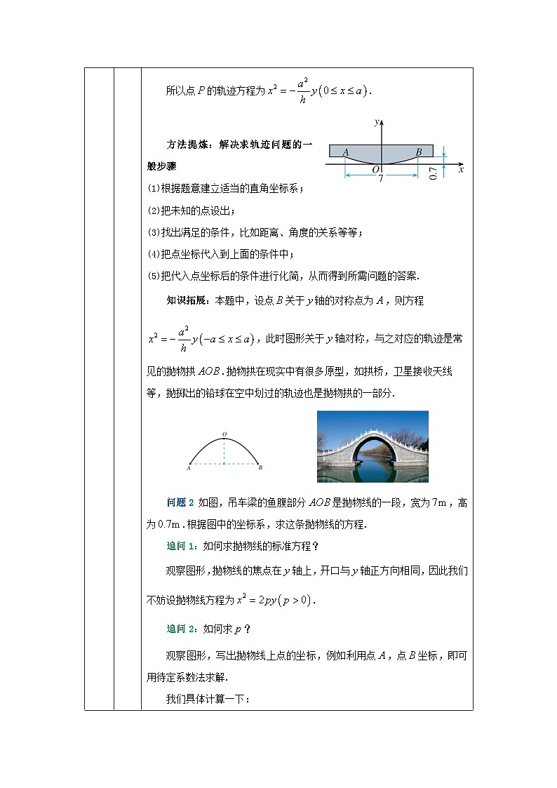 高二【数学(人教A版)】抛物线应用(2)-教学设计第3页