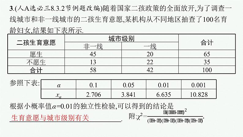 2025高考数学二轮复习-专题4 概率与统计 第4讲 统计与成对数据的分析【课件】第7页