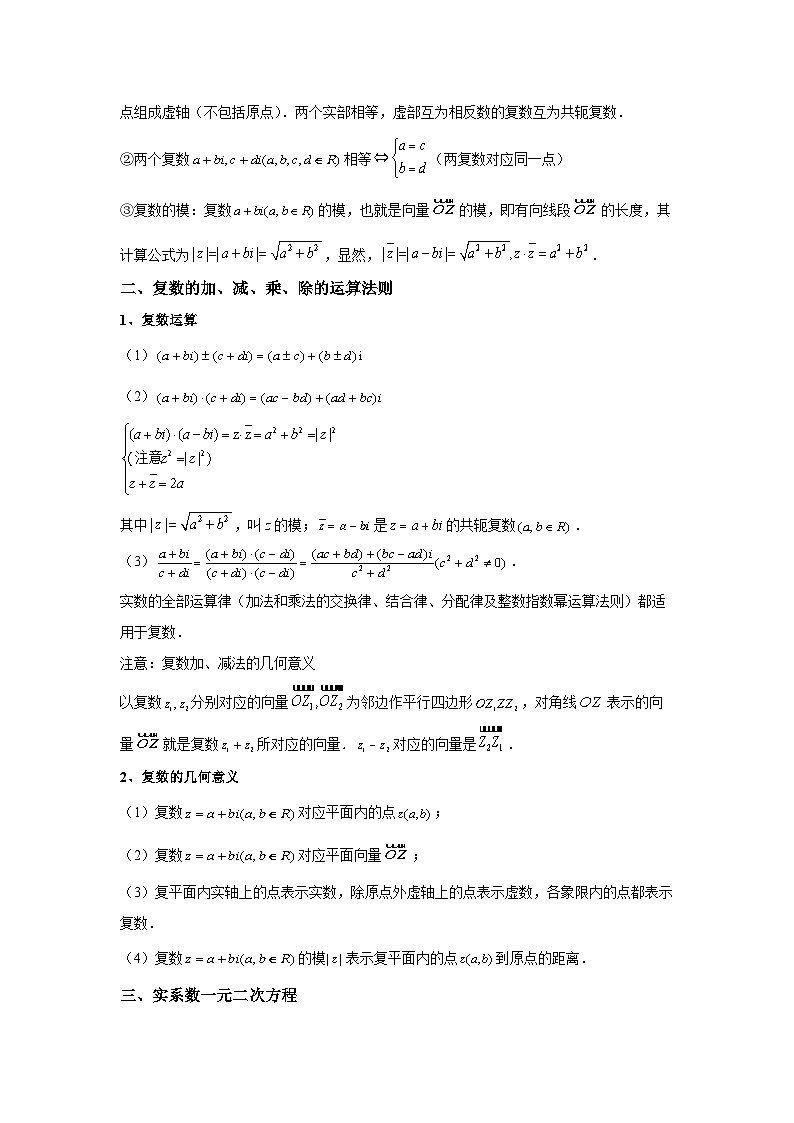 专题02 复数（教师版）第3页
