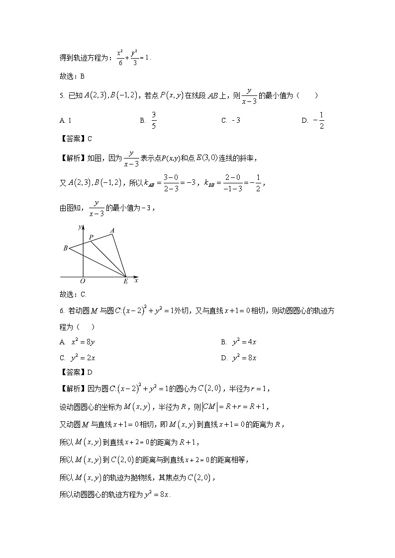 2024~2025学年福建省福州市部分学校教学联盟高二上学期12月联考数学试卷（解析版）第3页