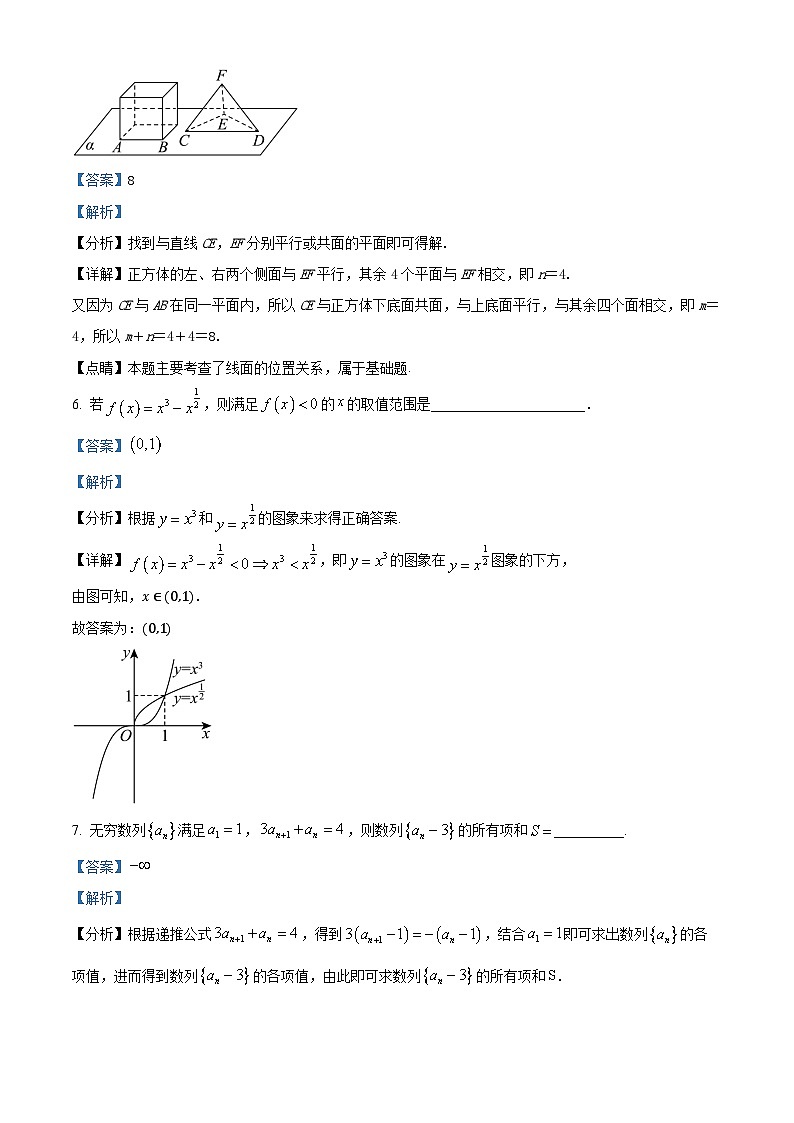 2024-2025学年上海市嘉定一中高二（上）数学期末试卷及答案解析第3页