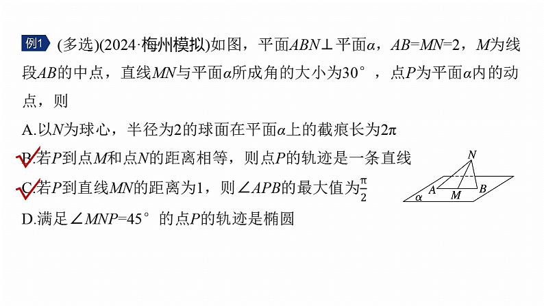 专题四　微重点3　立体几何中的动态问题--2025年高考数学大二轮专题复习（课件）第5页
