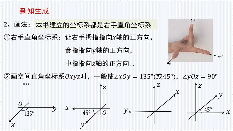 1.3 空间向量及其运算的坐标表示（第1课时）- 高二数学  同步教学课件（人教版A版2019 选择性必修第一册）第6页
