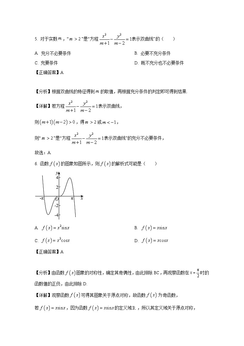 2024-2025学年甘肃省靖远县高三上学期10月高考模拟联考数学检测试题（附解析）第3页