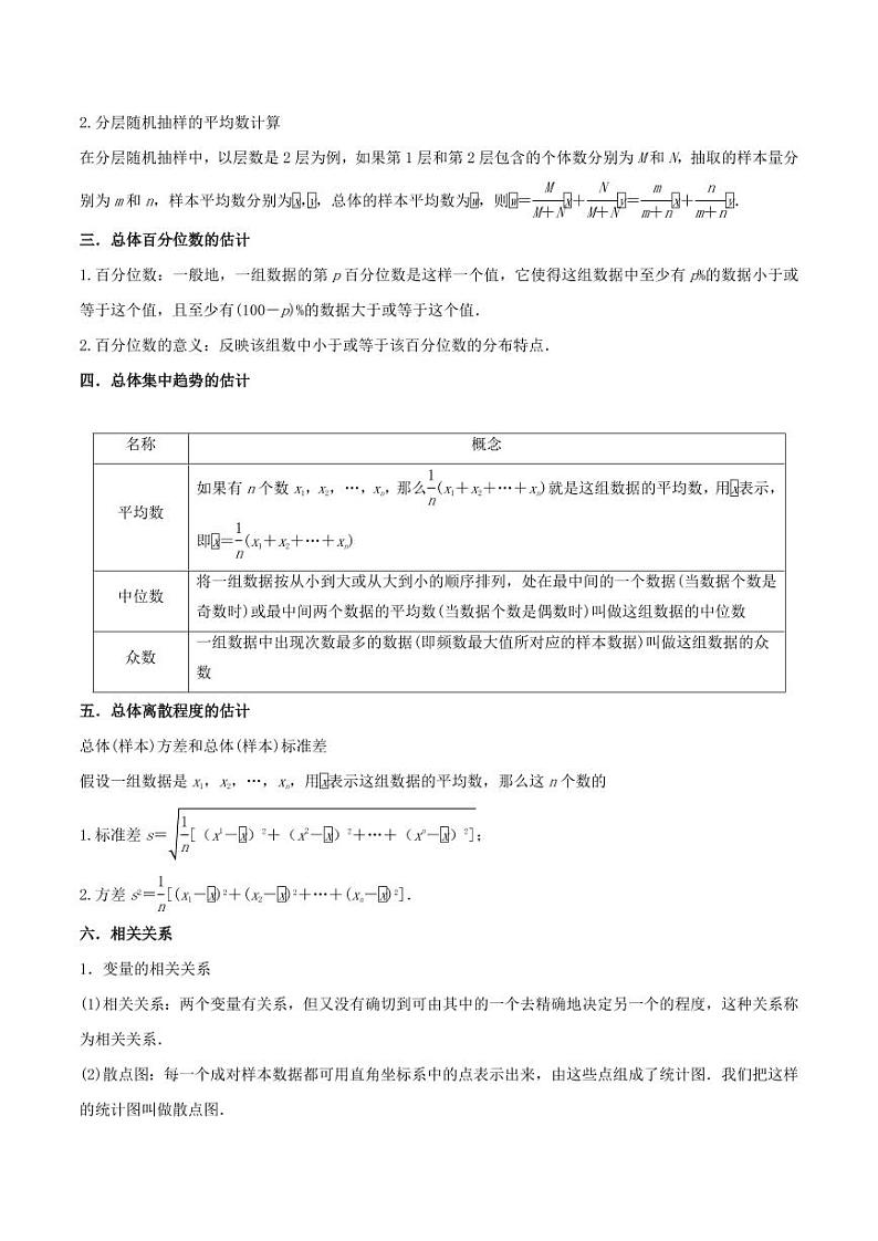 2024年数学高考一轮复习统计案例试卷第2页
