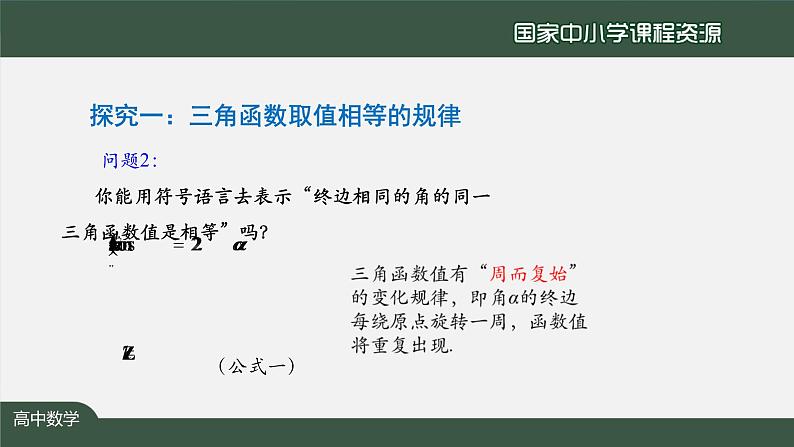 人教A版(2019)高一数学必修第一册-同角三角函数的基本关系-【课件】第5页