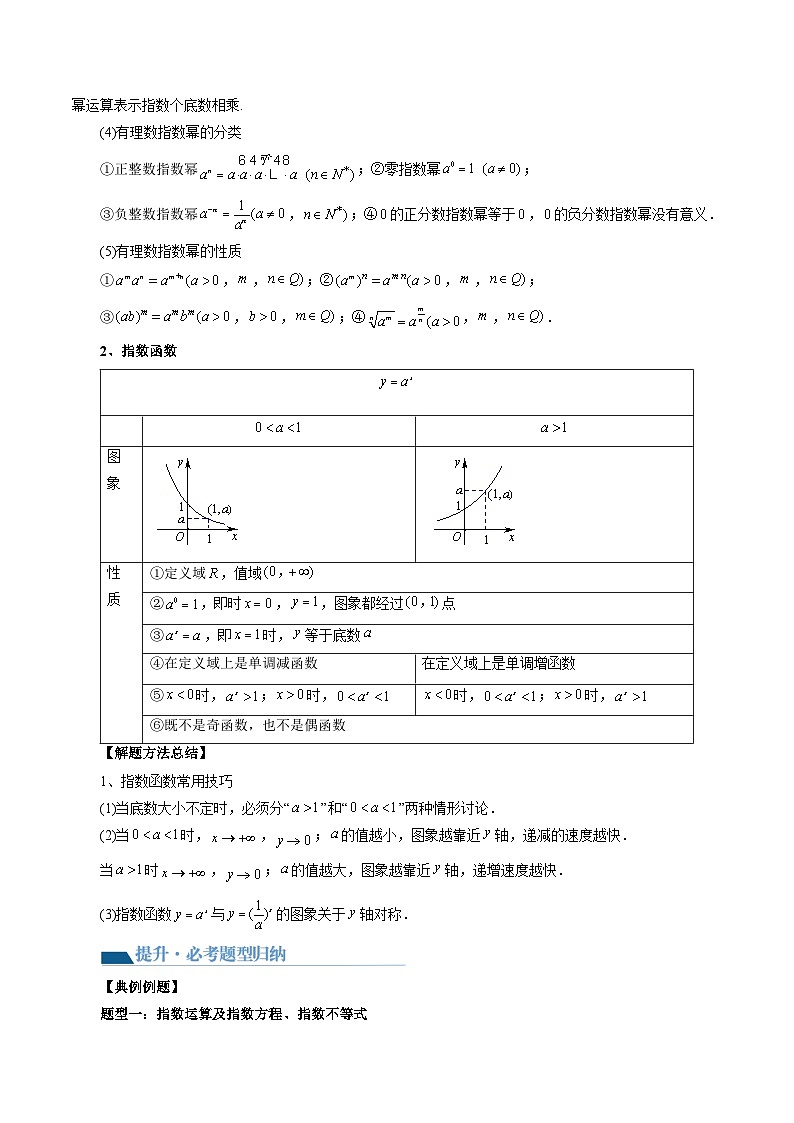 新高考数学一轮复习讲练测第04讲 指数与指数函数（四大题型）（讲义）（解析版）第3页