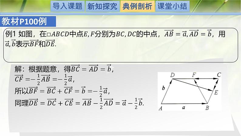 2.4.1平面向量基本定理（同步课件）-2024-2025学年高一数学（北师大版2019必修第二册）第8页