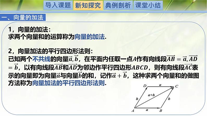 2.2.1向量的加法（同步课件）-2024-2025学年高一数学（北师大版2019必修第二册）第4页