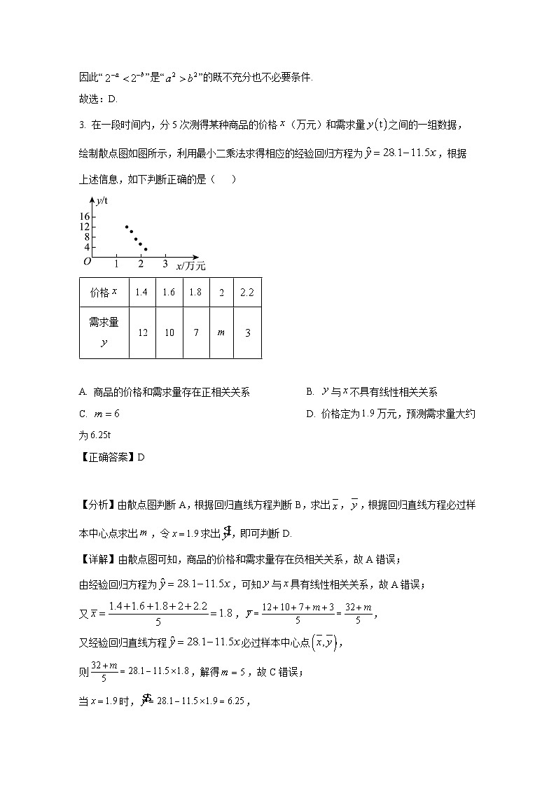 2024-2025学年天津市高三上册10月月考数学检测试题（附解析）第2页