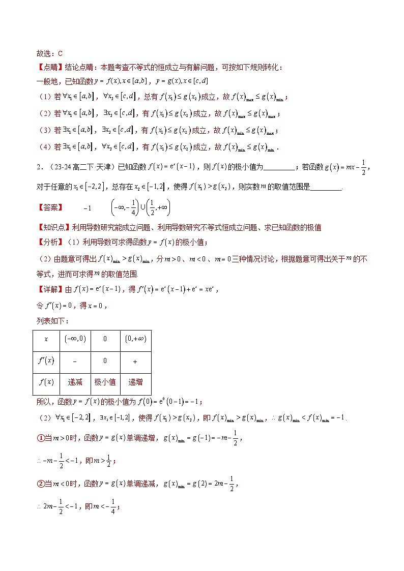 重难点03 利用导函数研究双变量问题（含极值点偏移）（6题型 高分技法 限时提升练）-2025年高考数学 热点 重点 难点 专练（天津专用）（解析版）第3页