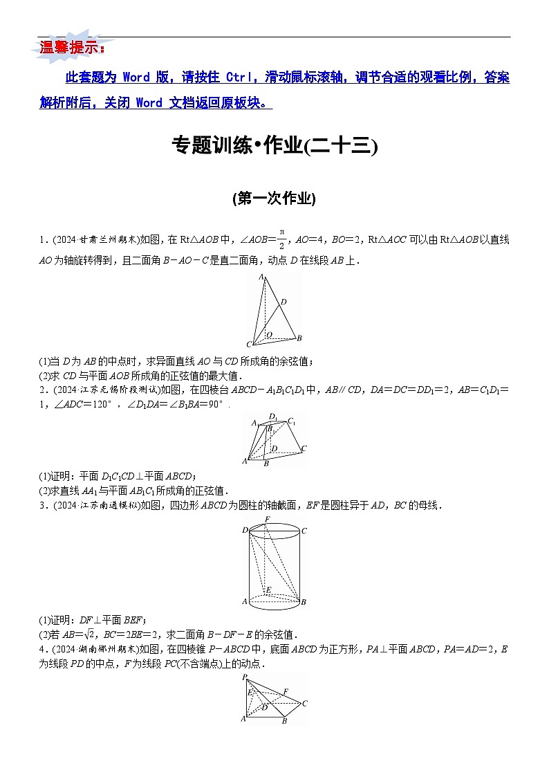 专题训练•作业23第1页