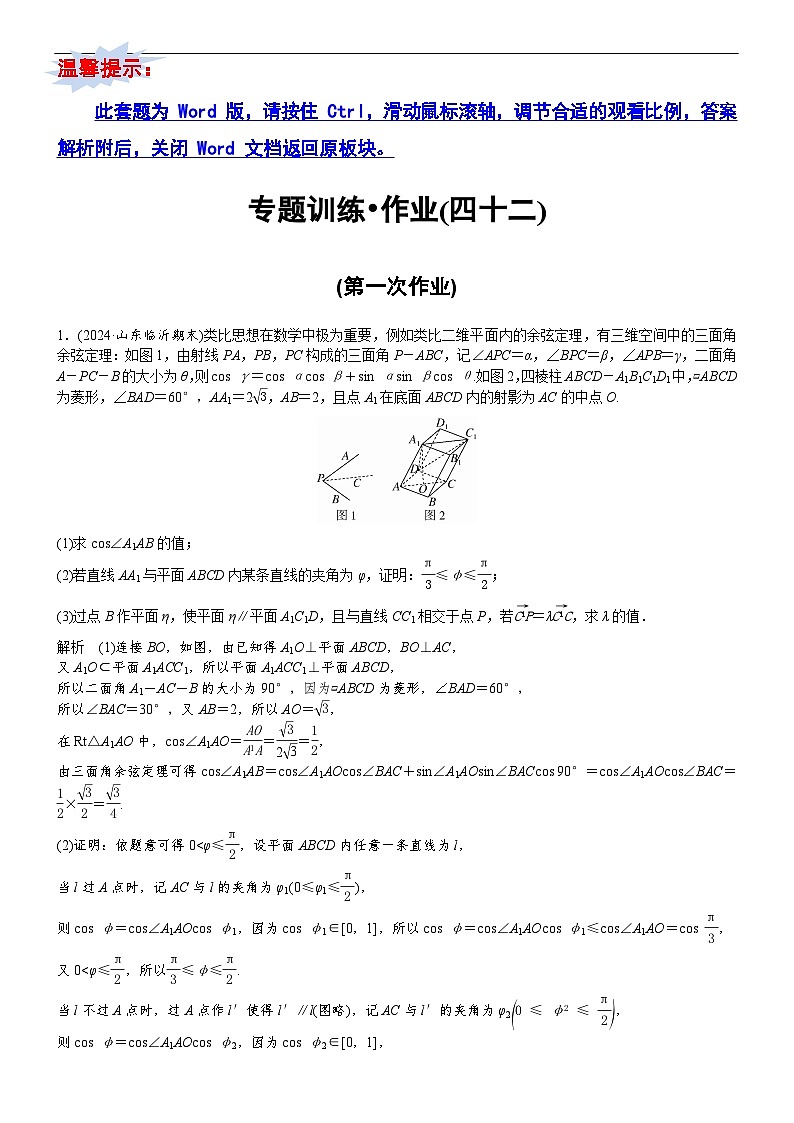 专题训练•作业42第1页