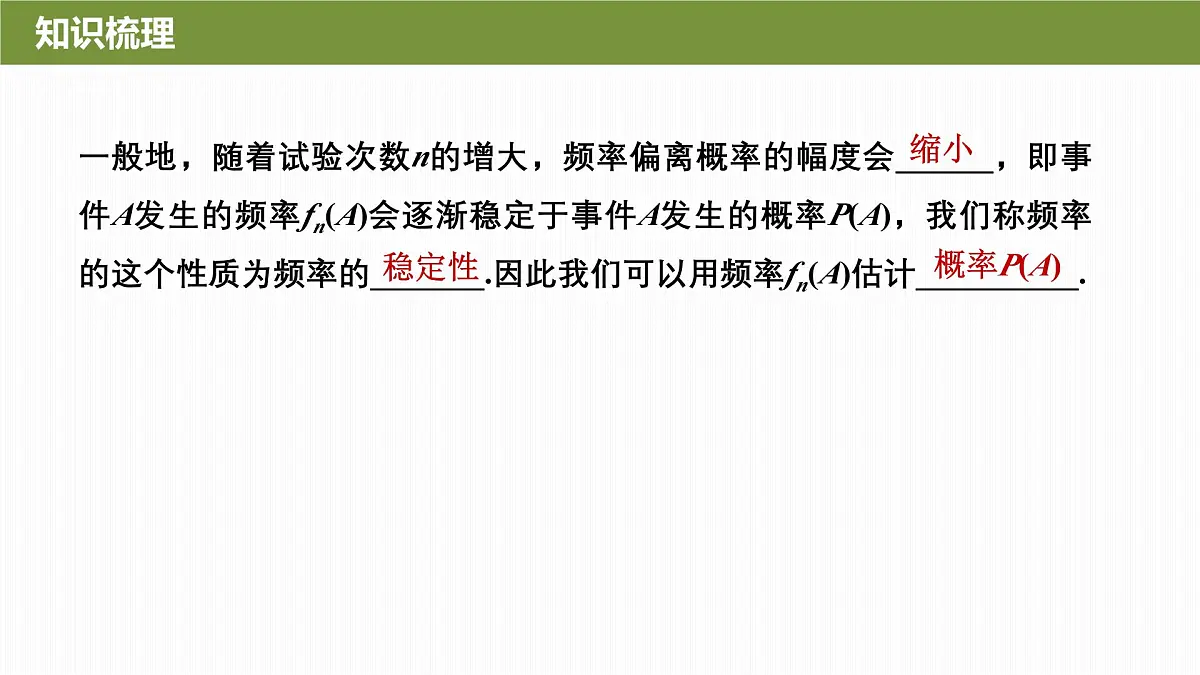 10.3频率与概率-2024-2025学年高中数学新版同步课件（人教A版必修二）第7页