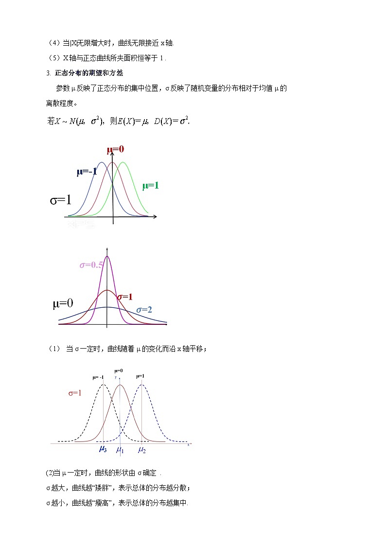 人教A版高中数学（选择性必修第三册）同步导学案7.5 正态分布第2页
