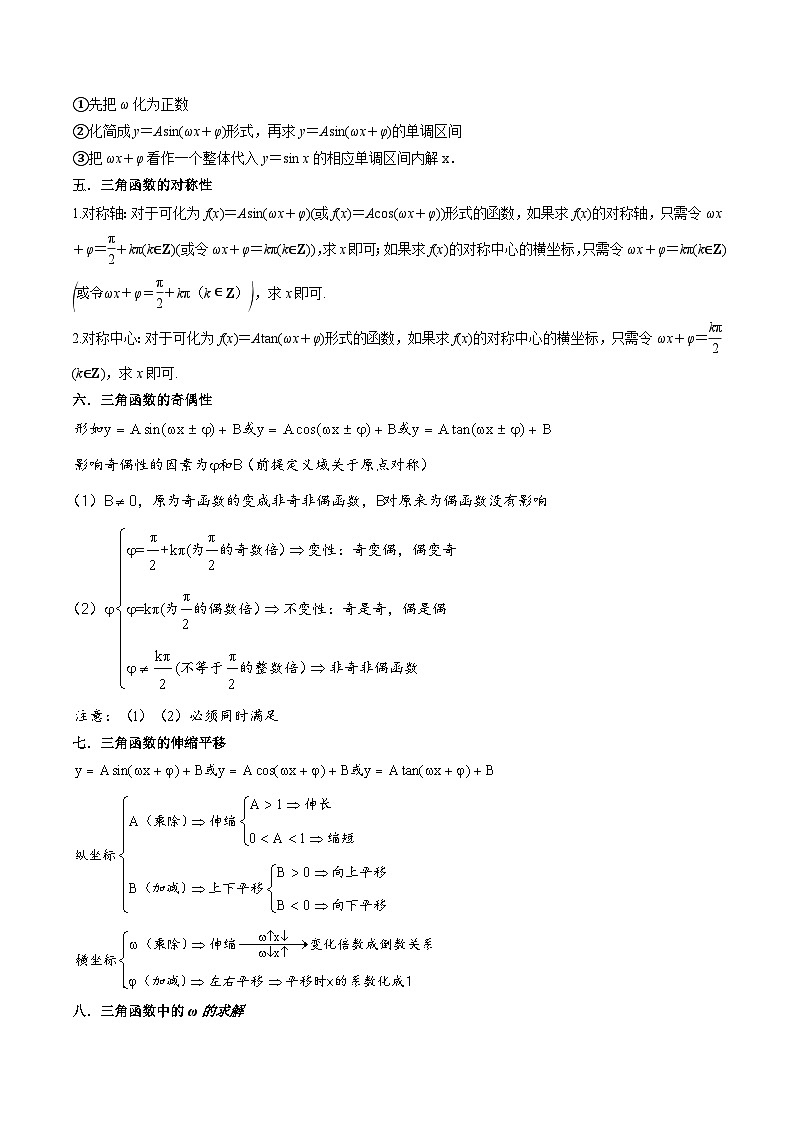 新高考数学一轮复习考点讲与练5.3 三角函数的性质（精讲）（教师版）第3页