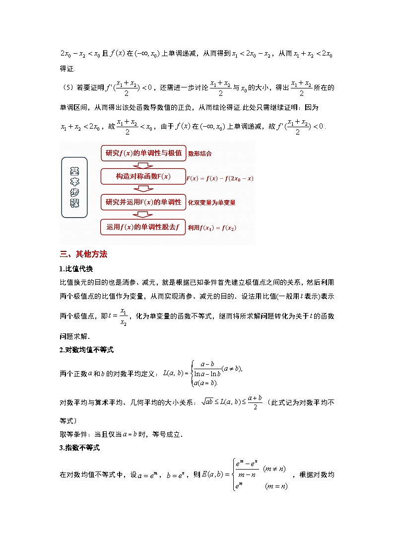新高考数学二轮复习能力提升练习09 导数中的极值点偏移问题（解析版）第3页