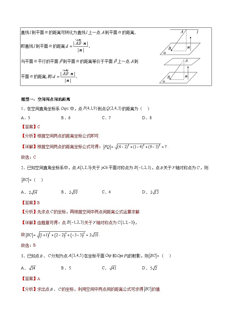 新高考数学二轮复习立体几何专题练习专题05 立体几何中的空间距离问题(解析版)第2页