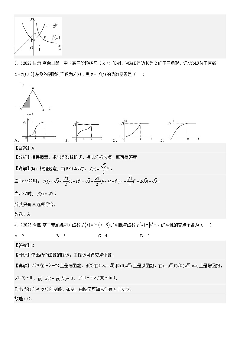 新高考数学二轮复习分层练习专题06 函数图像、方程与零点(解析版)第2页