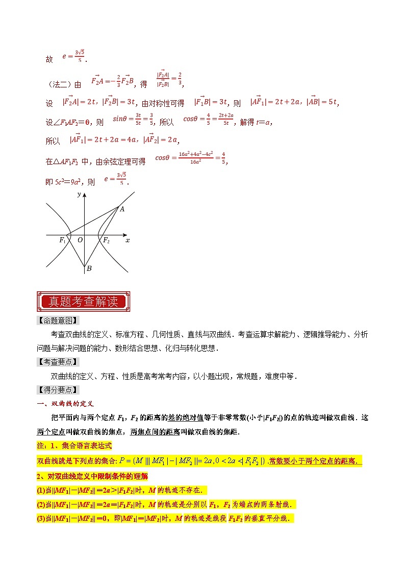 新高考数学一轮复习题源解密练习专题13 双曲线（解析版）第2页