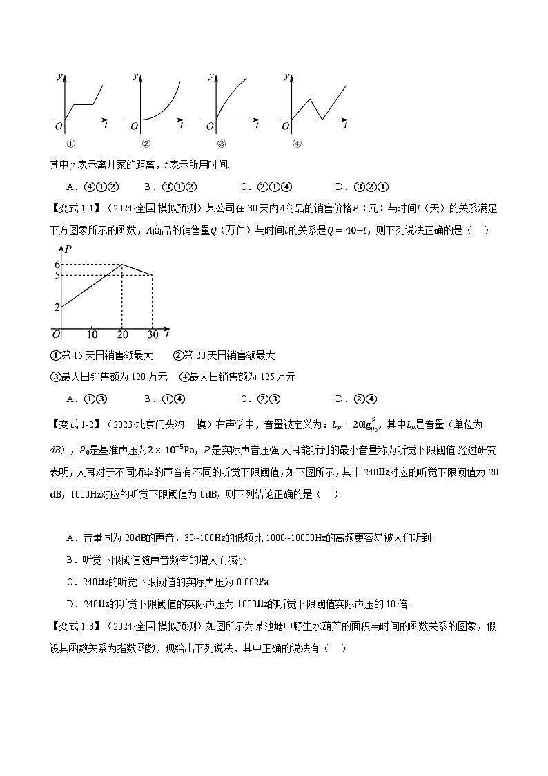 2025年高考数学复习核心考点(新高考专用)专题2.8函数模型及其应用【六大题型】特训(学生版+解析)第3页