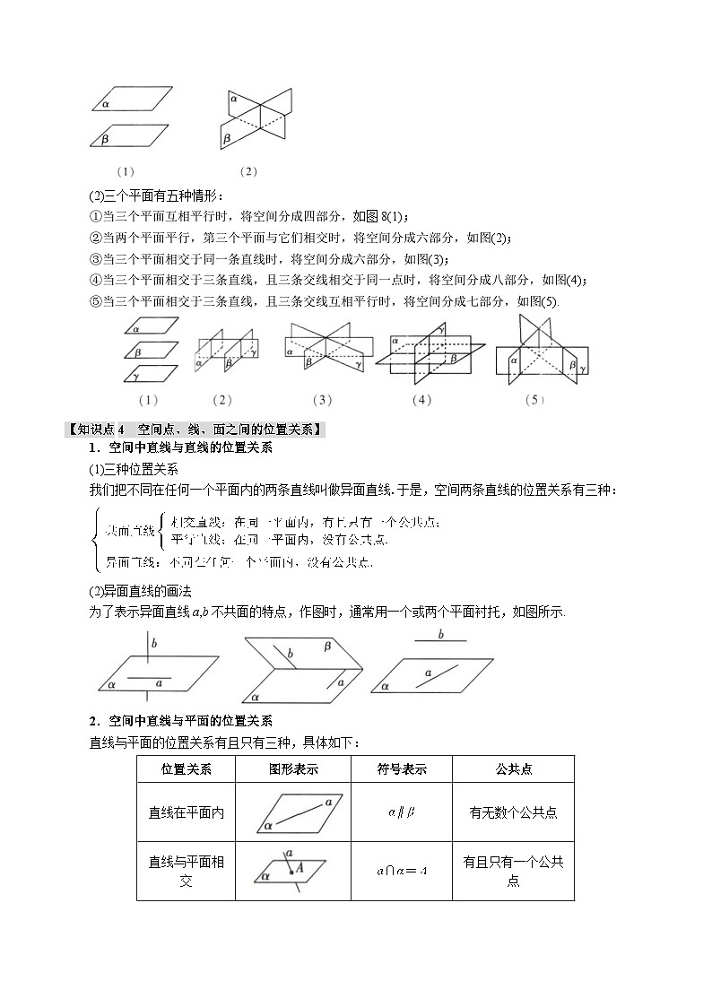 2025年高考数学复习核心考点(新高考专用)专题7.2空间点、直线、平面之间的位置关系【八大题型】特训(学生版+解析)第3页