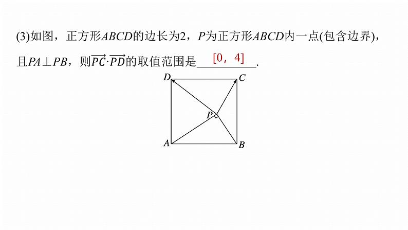 专题二　微拓展1　极化恒等式和等和线定理 第8页