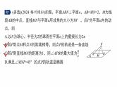 专题四　微重点3　立体几何中的动态问题  -2025年高考数学二轮复习课件（含练习）