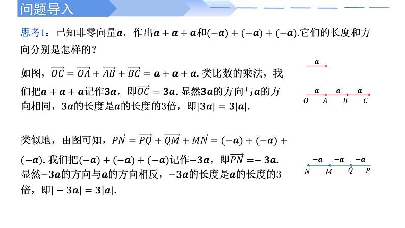 6.2.3向量的数乘运算PPT第2页