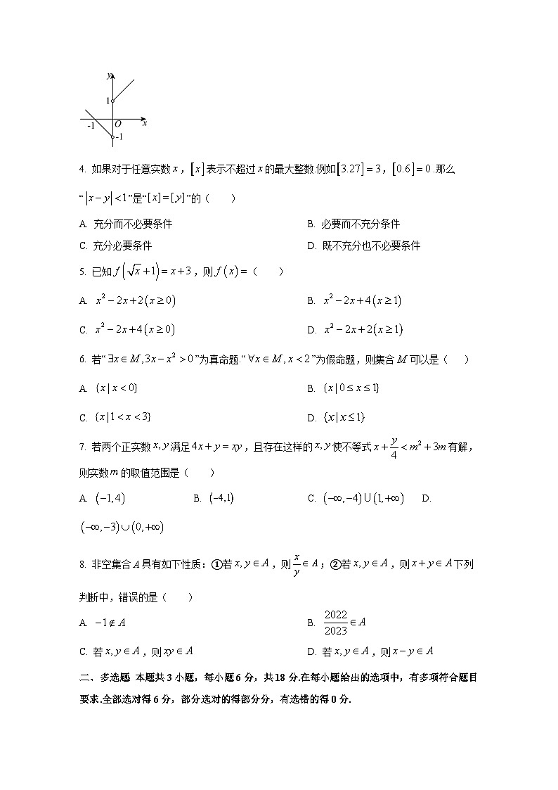 2024-2025学年广东省广州市高一上册10月月考数学学情检测试卷第2页