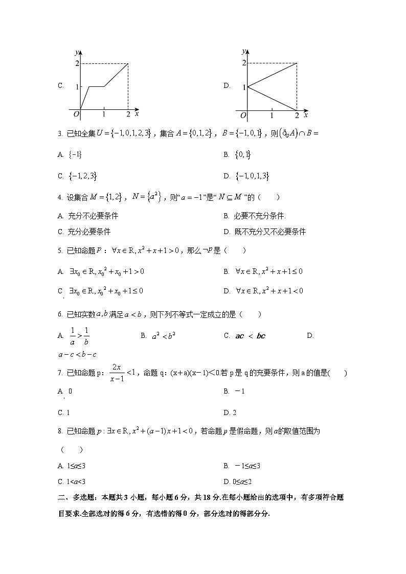 2024-2025学年广东省河源市高一上册10月月考数学学情检测试题第2页